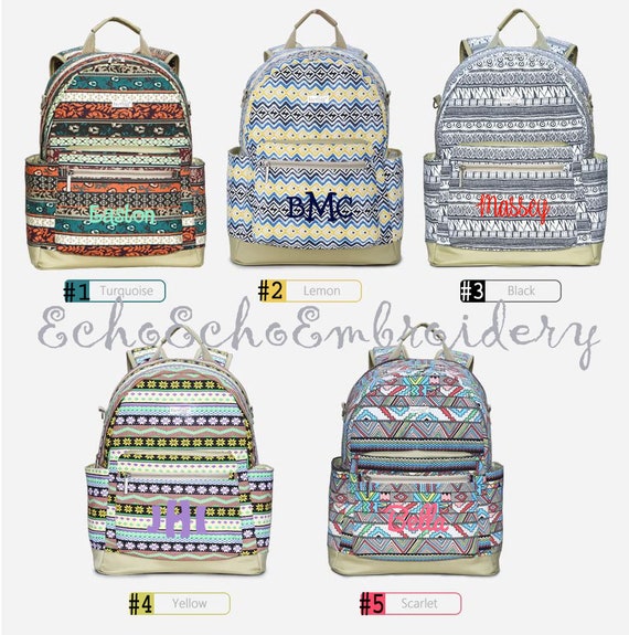 Bohemian nappy shop bag
