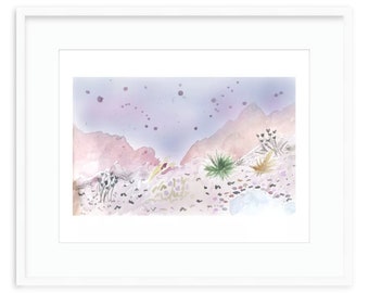 Desert Skies Watercolor