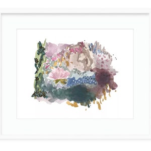 Onder de zee-aquarel