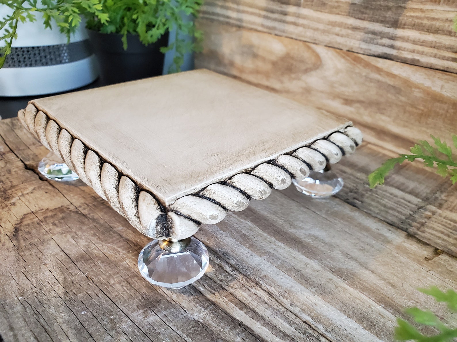 Rustic Wood Riser Farmhouse Riser Candle Stand Plant Stand | Etsy