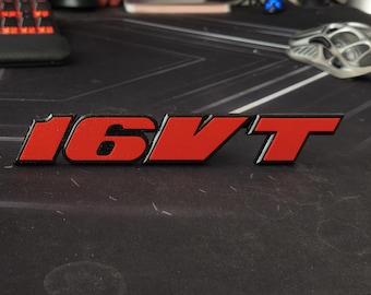3D GOLF 3 "16VT" badge with grille mount