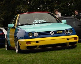 HELLA headlight covers for TYC headlights on GOLF 3 Mk3