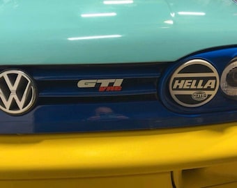 3D GOLF 3 "GTI_VR6" US badges with grille mount + rear emblem