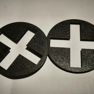 Easy Clip „X“ Scheinwerferblenden für GOLF 2