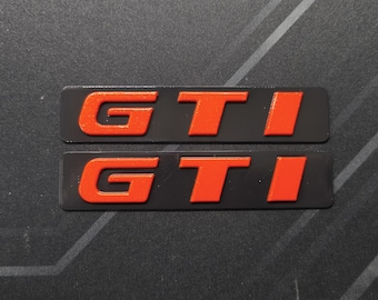 GTI logo side molding badge, US version, for Golf 3