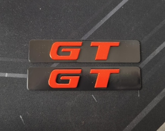 GT logo side trim badge, US version, for Golf 3