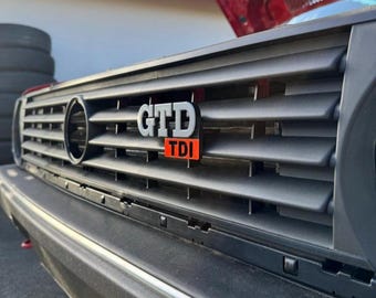 3D GOLF 2 GTD TDI badge grille mount