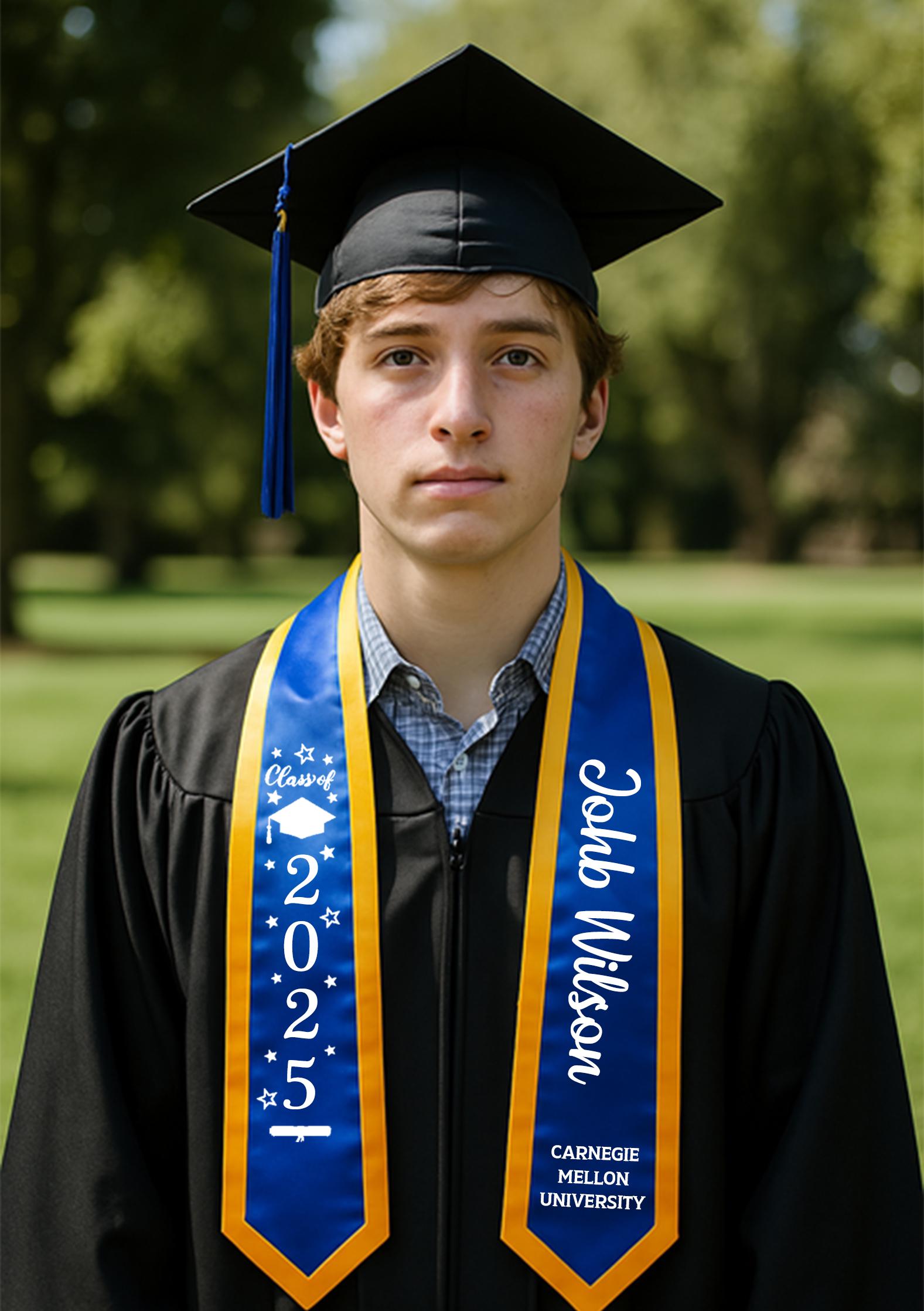 Personalized College Graduation Stole,custom Class of 2026 Stoles ...