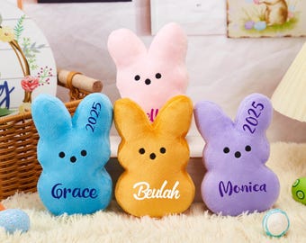 Personalized Bunny Peep,Soft Easter Rabbits,Peeps Bunny Plush,Custom Rabbit Doll,Easter Bunny,Plush Easter Bunny,Special Gift For Kids