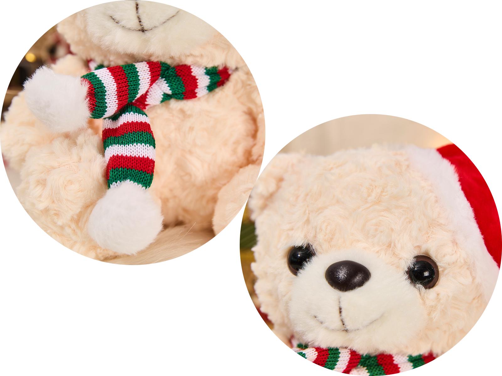 Personalized Stuffed Teddy Bear for Christmas,My First Christmas Stuffed Animal,Merry Christmas Bear,Christmas Plush,Christmas Gift for Kids