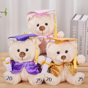 Graduation Bear Personalized,Grad Bear,2025 personalized Graduation Gifts,Preschool Graduation Gifts For Grads,Kindergarten Graduation