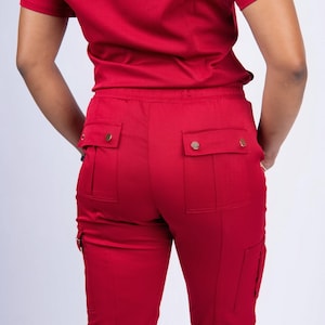 Angélique Six-Pocket Scrub Jogger Pant