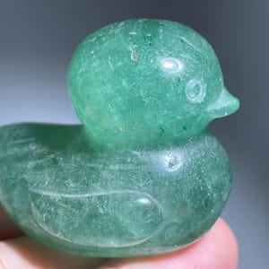 2.3&#39;&#39;Natural Aventurine duck skull,quartz crystal skull,hand carved,Crystal duck,Home Decoration Crystal Gifts random 1pc