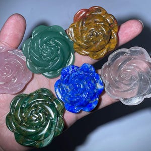 1.8" Natural quartz crystal flower skull quartz crystal skull,Crystal flower,Hand made skull,Crystal gifts,crystal healing crystal gifts 1x