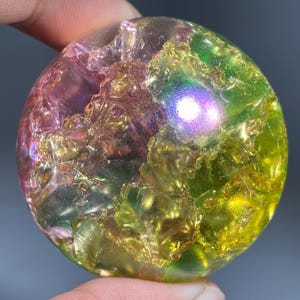1.9&#39;&#39; Colours Ball Aura Crackle glass Sphere,crystal Magical ball,Explode glass ball, Aura Crystal Glass Ball,crystal ball ,crystal gift/pc