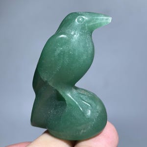 1,7&quot; natuurlijke aventurijn vogel schedel kwarts kristallen schedel, kristallen kraai, handgemaakte schedel, kristallen geschenken, kristallen genezing kristallen geschenken 1x