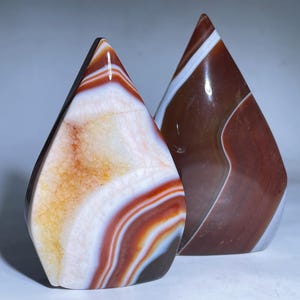 Natural agate Flame,Handmade Flame,Quartz crystal flame,Crystal Gifts,Crystal specimen,Home Decoration,Crystal Healing 1pc