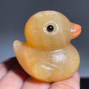 1.5&#39;&#39;Natural Geode stone duck skull,quartz crystal skull,hand carved,Crystal duck,Home Decoration Crystal Gifts random 1pc