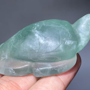 6,5 cm Natürlicher Fluorit Meeresschildkröten Schädel,Quarz Kristall Schildkröte,Fluorit Schädel,Haus Dekoration,Kristall Geschenke,Kristallheilung 1x