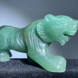 3.3&quot;Natural Aventurine tiger skull,Quartz crystal skull,Crystal skull,Hand carved,Crystal tiger,Home decoration,Crystal gifts,Healing/pc