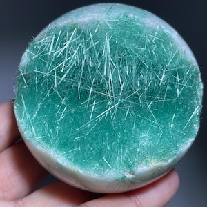 White jade Specimen,quartz crystal,Goethite,Blue copper ore,home decoration,Crystal Sphere Cluster,Mineral specimen,Energy Crystal Gifts 1PC