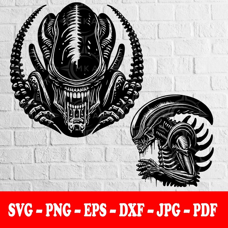 Xenomorph Vector Art - Etsy