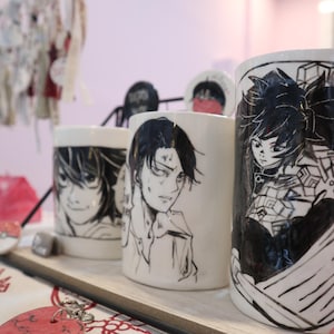 Handgemachte Keramik Manga Tassen