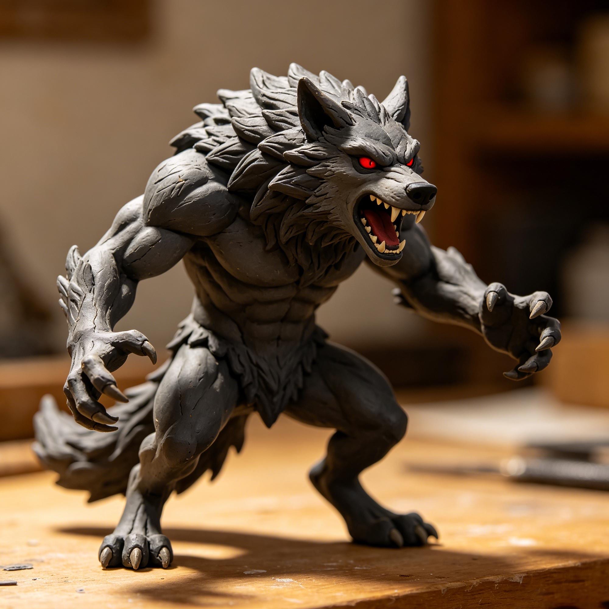 Wolf action figure - Etsy 日本