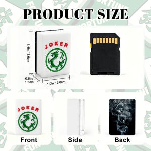 Black Smoke Mahjong Tile Set 166 Pieces, Acrylic American Mahjong Tiles with Jokers, Complete Game Set with Organizer, Edgy Rebel Mahj Lover image 3