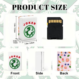 Summertime American Mah Jongg Tiles, Fruit Popsicle Designer Mahjong Set, Mahjong Lover Host Gift image 2