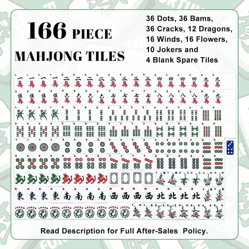 Ocean Mahjong Tile Set 166 Pieces, Acrylic American Mahjong Tiles with Jokers, Complete Game Set with Organizer, Coastal Chic Decor image 4