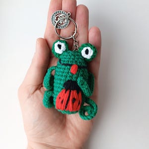 Chaveiro personalizado sapo verde chaveiro sapo bordado joaninha signo do zodíaco pingente charme para bolsa chaveiro presente de inauguração
