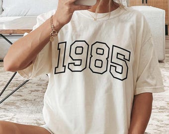 1985 40th Birthday T-shirt, Forty Anniversary Tee, 40th Birthday Gif for Him Her, 40th Bday Unisex T-Shirt