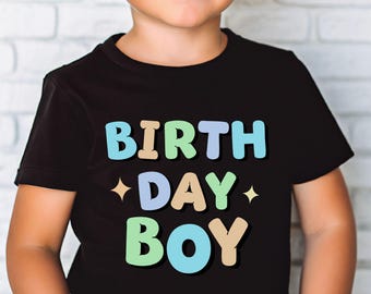Birthday Boy Kids T-Shirt, Fun Birthday Tee, Bday Party Outfit Toddler