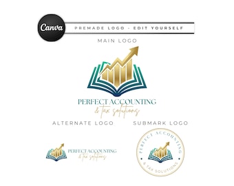 Diseño de logotipos de contabilidad, logotipos de contabilidad, logotipos de CPA, logotipos de servicios financieros, logotipos de servicios de contabilidad, logotipos de impuestos, logotipos de servicios de contabilidad AL14
