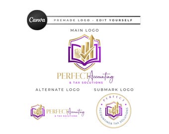 Diseño de logotipos de contabilidad, logotipos de contabilidad, logotipos de CPA, logotipos de servicios financieros, logotipos de servicios de contabilidad, logotipos de impuestos, logotipos de empresas de impuestos, CA AL17