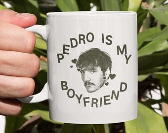 Pedro Pascal Funny Mug: Ceramic Coffee Mug Gift