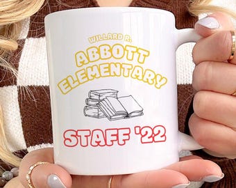 Kubek ceramiczny dla personelu szkoły podstawowej Abbott '22 – prezent dla fana serialu telewizyjnego