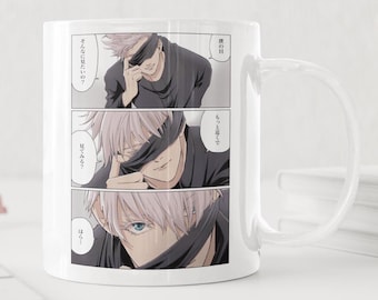 Gojo Satoru Anime Mug - Jujutsu Kaisen Ceramic Coffee Mug