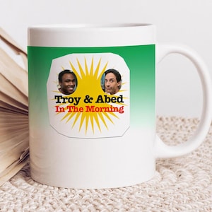 Troy et Abed in the Morning Mug communautaire Mug Greendale Mug cadeau Mug en céramique Mug à café