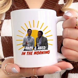 Troy et Abed in the Morning Mug communautaire Mug Greendale Mug cadeau Mug en céramique Mug à café