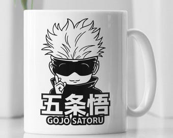 Gojo Satoru Ceramic Coffee Mug - Anime Gift