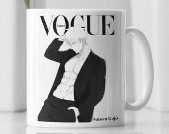 Gojo Satoru Vogue Ceramic Mug - Jujutsu Kaisen Anime Gift