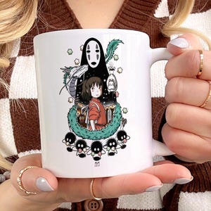 Spirited Away Mug: Kawaii Anime Ceramic Coffee Mug