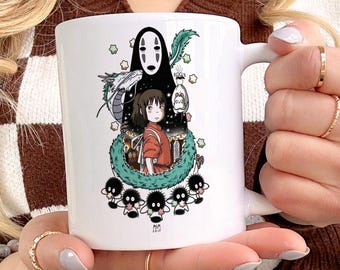 Spirited Away Mug: Kawaii Anime Ceramic Coffee Mug