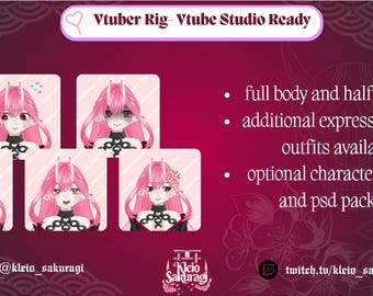 Vtuber Rigging Programming Vtuber Model Rigging- Live2d Ready - Etsy
