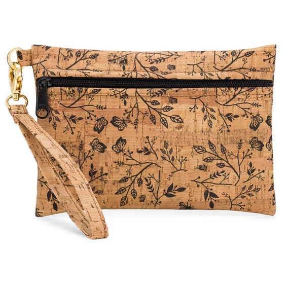 Majestic Cork Wristlet