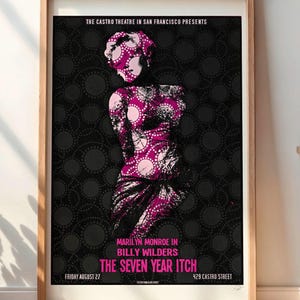Vintage The Seven Year Itch Poster Print - DIGITAL Marilyn Monroe Wall Art, Classic Movie Poster, Retro Film Decor, 1950s Hollywood
