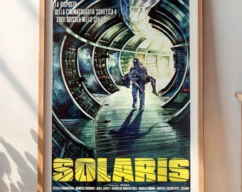 Solaris Movie - 1974 Italian Poster - DIGITAL - Andrei Tarkovsky Sci-Fi Cinema Wall Art