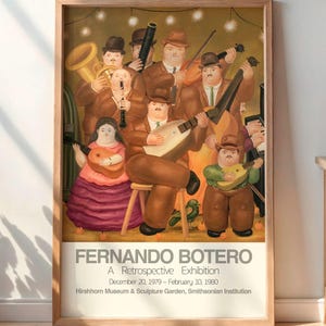 Fernando Botero - Cartaz da Exposição Retrospectiva de 1980 - DOWNLOAD DIGITAL